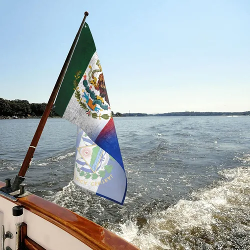 Miniatura 6 de Bandera de México El Salvador - 3x5 pies de nailon, uso en exteriores e interiores
