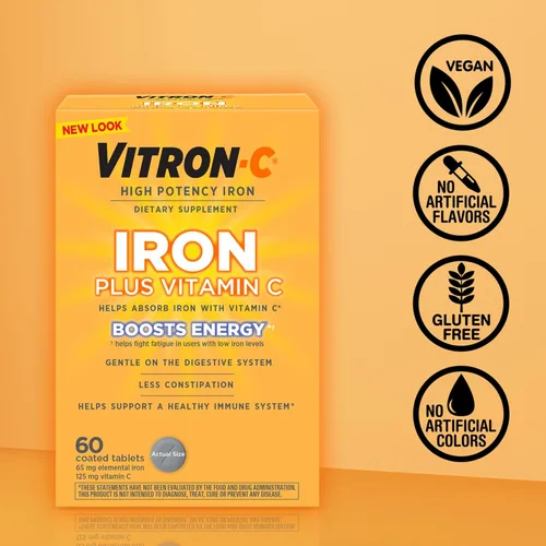 Miniatura 6 de Vitron-C Tableta Multivitamínica 63736012301 1 Frasco, 60 por Frasco