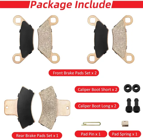 Miniatura 7 de Pastillas de Freno Delantero Trasero Sinterizado para Polaris Sportsman 335 400 500 Magnum 325 500 Trail Boss 325 330 Trail Blazer 250 400 Scrambler