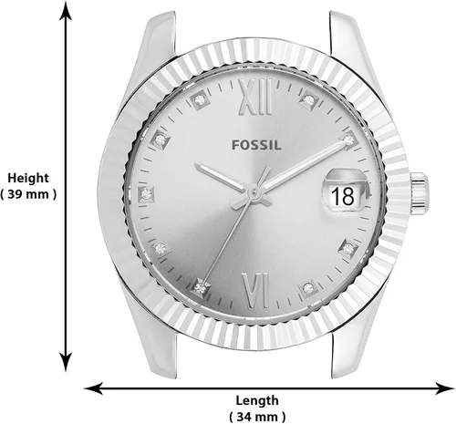 Miniatura 4 de Fossil Scarlette - Reloj de cuarzo de acero inoxidable para mujer