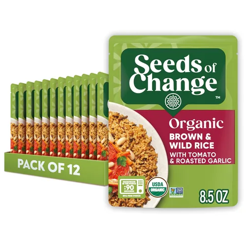 Miniatura 10 de SEEDS OF CHANGE Quinoa orgánica y arroz integral, 8.5 onzas (paquete de 12)