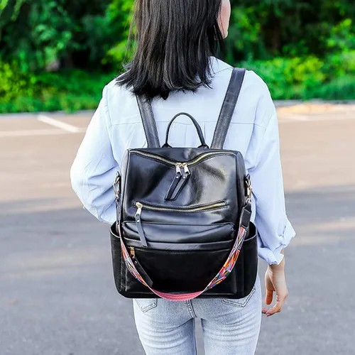 Miniatura 3 de Mochila para mujer, bolsa convertible de moda, diseño de moda, bolsa de hombro casual, 1, Desgaste