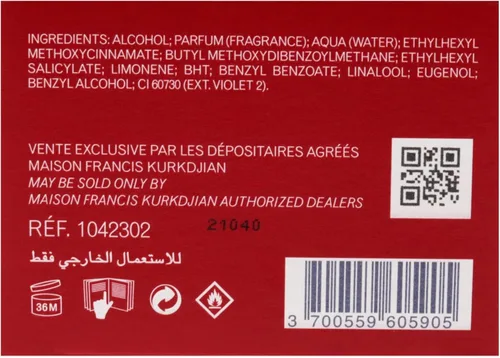 Miniatura 7 de Maison Francis Kurkdjian Baccarat Rouge 540 Pure Perfume, 2.3 onzas líquidas (paquete de 1)