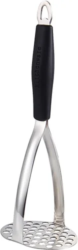 Miniatura 2 de Joyoldelf Triturador de papas de acero inoxidable resistente, herramienta de cocina integrada profesional y triturador de alimentos con mango