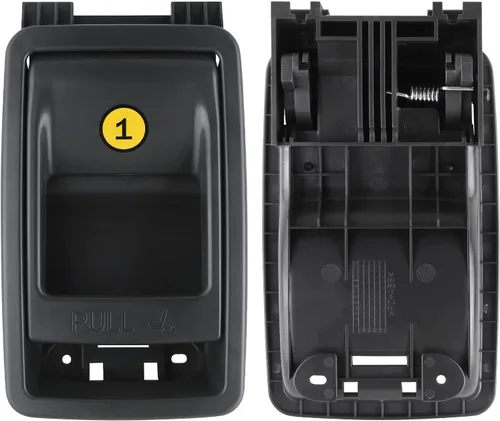 Miniatura 7 de TQPONLY Asa de liberación de cierre de asiento plegable Compatible con Toyota Sienna 11-20 Reemplaza 75220 72909-08011 (Negro)