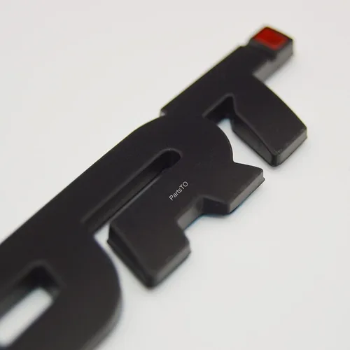 Miniatura 4 de 2 calcomanías de metal deportivo negro con adhesivo para Ford Focus F150 Raptor Explorer Escape Dedge Performance Trim Decal Negro mate