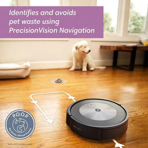 Miniatura 4 de iRobot Roomba J6+ Robot aspirador autovaciante – Identifica y evita residuos de mascotas y cables, se vacía hasta 60 días, mapeo inteligente