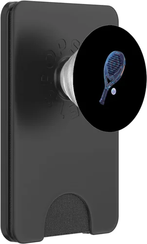 Miniatura 7 de Futuristic Padel Racket Cyber Paddle Padel Tennis Player PopSockets Adhesive PopGrip