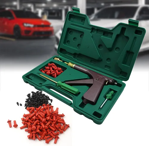 Miniatura 2 de uxcell Kit de herramientas de reparación de neumáticos en forma de hongo de 170 Uds