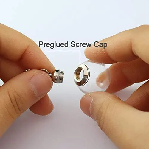 Miniatura 4 de Minyose - Locket de cristal rellenable hueco, 2