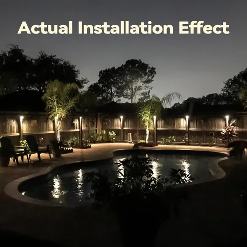 Miniatura 4 de LEONLITE Paquete de 12 luces LED de bajo voltaje, 2.3 W, 170 lúmenes, luz de barandilla de escalera de paisaje con 12-36 V CA/CC, aluminio fundido a