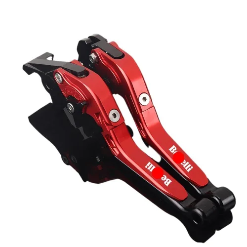 Miniatura 6 de NIKKHO Palanca de embrague de freno TRK502 motocicleta CNC ajustable extensible manillar palanca de embrague de freno plegable para Be&Nelli Jinpeng