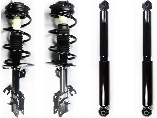 4x amortiguadores delanteros traseros puntales amortiguador puntal y resorte helicoidal montaje completo puntales para Nissan Rogue 2013 2014 2015