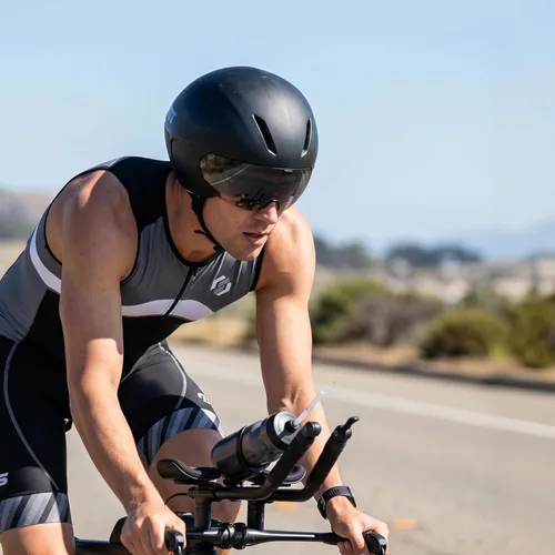 Miniatura 8 de SLS3 Traje de Triatlón para Hombre - Trisuit Premium para Hombre - Kit de Triatlón sin Mangas, de Secado Rápido con Bolsillo Grande en la Espalda