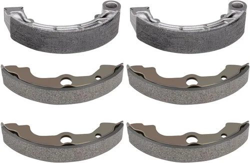 SCITOO Zapatas de freno semimetálicas sin amianto aptas para 98-04 para Honda Foreman 450, 95-96 para Honda FourTrax Foreman 400, 00-06 para Honda