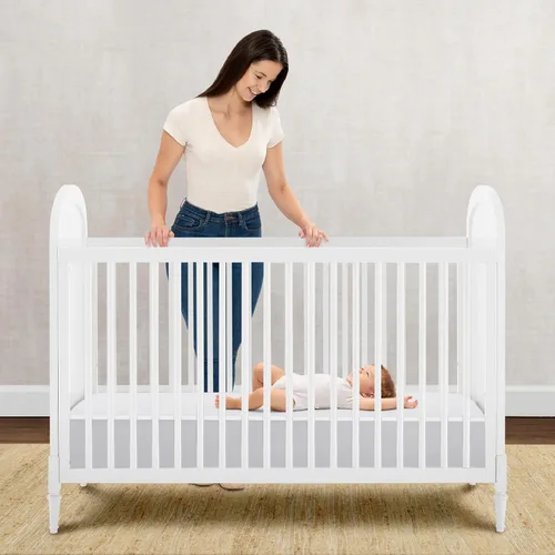 Miniatura 2 de Serta Perfect Start Cuna y colchón limitados para bebé y niño pequeño de doble cara, núcleo de fibra transpirable, certificado GREENGUARD Gold