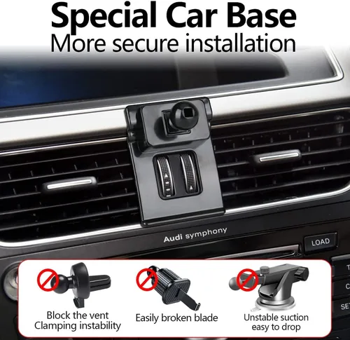 Miniatura 2 de Soporte para teléfono de coche para 2009 2010 2011 2012 2013 2014 2015 2016 Audi A4 A5 S4 S5 RS4 RS5 Allroad Accesorios para automóviles Decoración