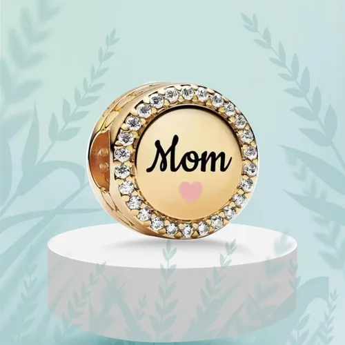 Miniatura 95 de Dijes de plata de ley 925 con diseño de oso dorado para mujer, pulseras y collares, regalos para familiares y amigos, 3 piezas/paquete