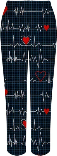 Miniatura 6 de Sharemen Pantalones de verano para mujer, pantalones largos de lino, cómodos, de algodón, casual, con estampado de bolsillo, cintura alta