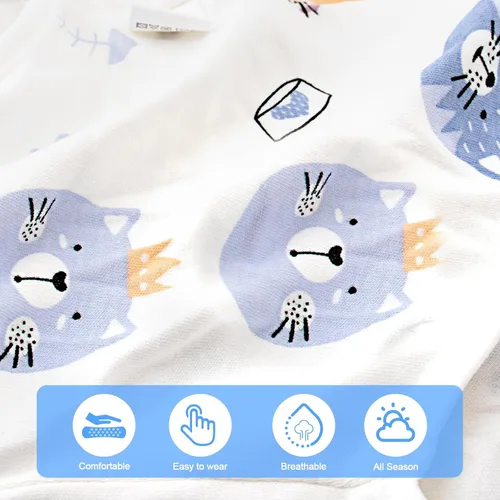 Miniatura 7 de Coppthinktu Traje de recuperación de gato para mujer, mameluco transpirable para después de la cirugía para heridas abdominales o enfermedades