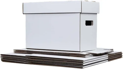 Miniatura 7 de G-PLUS Caja de almacenamiento para cómics de cómics con capacidad para 150-175 cómics, plegable, a prueba de humedad, 5