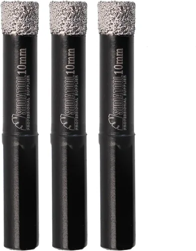 SHDIATOOL Brocas de diamante de 3/8 pulgadas para baldosas de porcelana, mármol y ladrillos de granito de cerámica (paquete de 3)