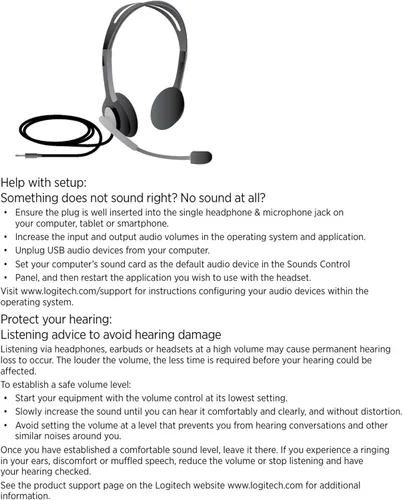 Miniatura 8 de Logitech - Audífonos estéreo H111.