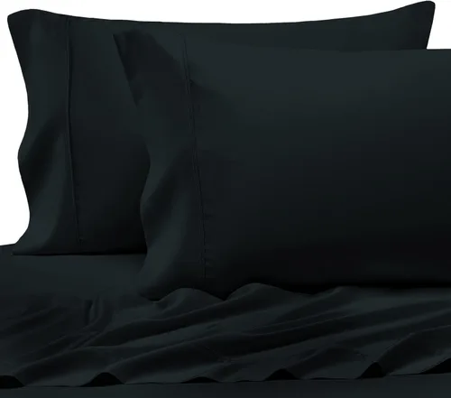 Miniatura 19 de Pizuna Juego de 2 fundas de almohada de 100 % algodón puro, tamaño estándar, color blanco, lujosas fundas de almohada de 400 hilos de satén