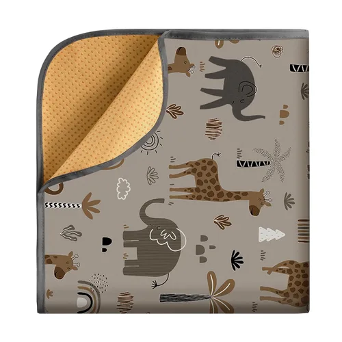 Miniatura 8 de Blissful Diary Tapete Antisalpicaduras para Bebé para Debajo de Silla Alta, 50.4 x 50.4 Pulgadas Tapete Limpiable contra Salpicaduras, Impermeable