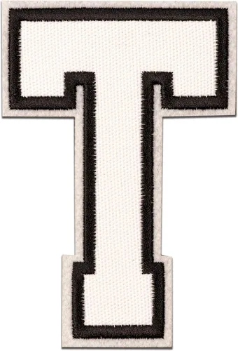 Miniatura 55 de Parches de letras termo-adhesivas de alta calidad – Lindas letras para ropa – Parche universitario para ropa – Letras bordadas de 4 1/2 parches