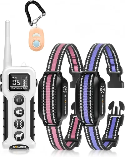Collar de entrenamiento para perros sin choque, collar vibratorio para perros pequeños, medianos y grandes, sin golpes, sin puntas
