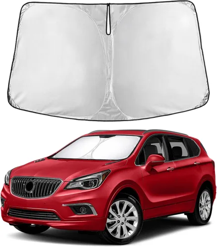 Miniatura 248 de Econour Parasol para parabrisas compatible con Honda Civic 2016-2021, protector de parasol plegable para ventana, bloquea los rayos UV y mantiene tu