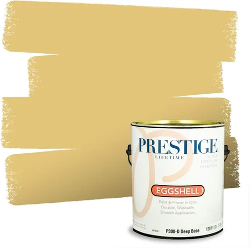 Miniatura 23 de PRESTIGE Paints Exterior Paint and Primer In One, 1-Gallon, Satin, Comparable Match of Benjamin Moore* Royal Linen* 931BM-PCM