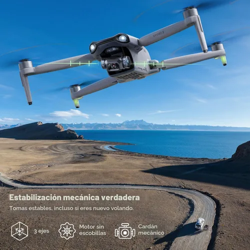 Miniatura 3 de Ruko F11PRO 2 Drone con cámara 6K para adultos, estabilizador de cardán de 3 ejes, 2 baterías para tiempo de vuelo de 70 minutos, transmisión