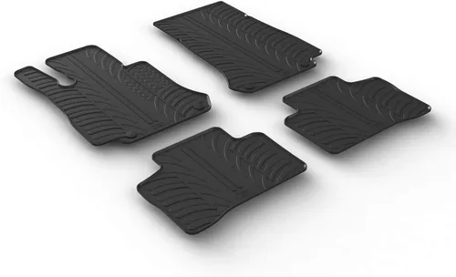 Miniatura 14 de Gledring USA - Tapetes de carga de goma personalizados para todo tipo de clima, diseñados para Mercedes Benz GLC X253 2016-2022, no se requiere