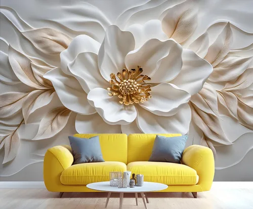Miniatura 33 de Papel tapiz de pavo real, murales de pavo real de lujo, papel tapiz retro en relieve floral para niños y niñas, decoración de pared de dormitorio