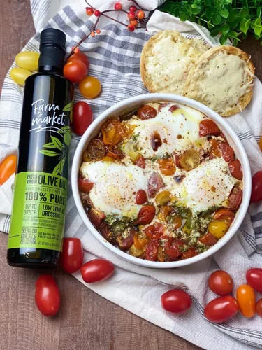 Miniatura 6 de Farm To Market NGMO - Aceite de oliva virgen extra 100% puro, prensado en frío, saludable, sin productos químicos, cargado con antioxidantes