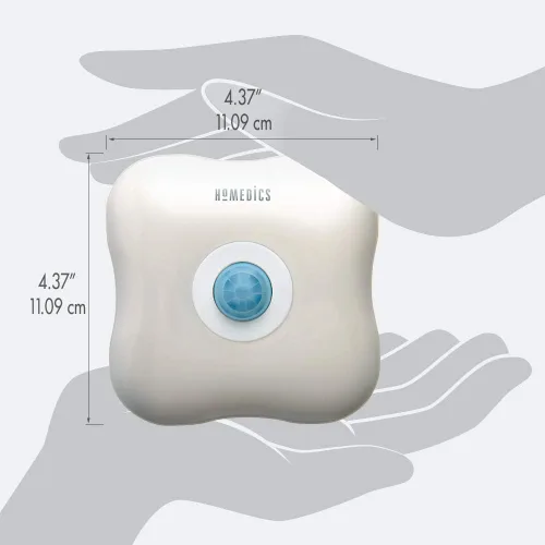 Miniatura 6 de Homedics TotalClean - Desinfectante de aire personal UV-C enchufable, pequeño purificador de aire para dormitorios y baños, luz nocturna integrada