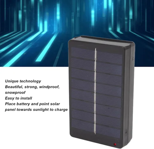 Miniatura 6 de Cargador de batería de panel solar, caja de carga portátil de 1W 4V para baterías AA AAA 1.2V suministros al aire libre, paneles solares