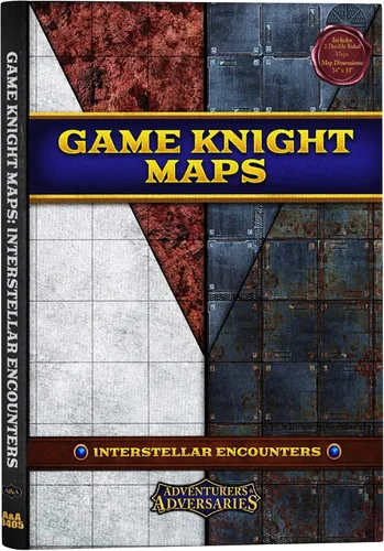 Miniatura 10 de Game Knights Encounters on the High Seas - Tapete de mapa de batalla laminado de doble cara brillante de borrado en seco para juegos de rol, Juego
