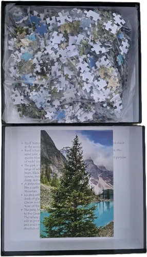 Miniatura 4 de Wonderscapes - Parque Nacional Banff - Lago Moraine - Rompecabezas de 1000 piezas, 27.55 x 19.68 pulgadas