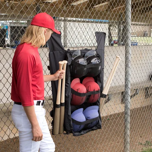 Miniatura 6 de Champion Sports Baseball/Softball Equipment Bags – Bat & Helmet Bags, Hanging Dugout Organizers, Travel Caddies & Backpacks, Multiple Styles for