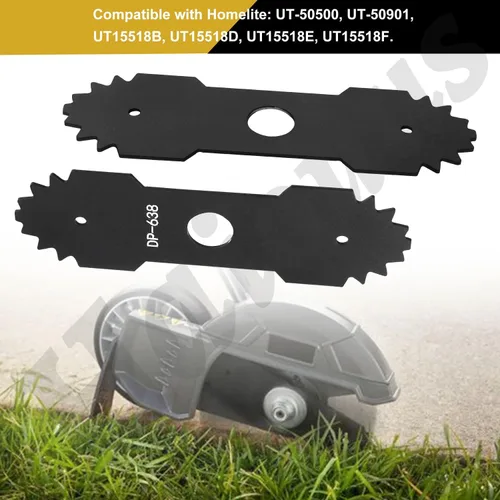 Miniatura 4 de Cuchilla de bordeadora 638006008 de 9 pulgadas compatible con Homelite Ryobi Edger, repuesto de cuchilla de bordeadora 638006008 638006007 RY13050