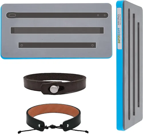 SUPERDANT Pulseras de barra de 3 estilos de madera troqueladas de joyería troqueladora pulsera DIY máquina de corte de tela plantilla troquelada con
