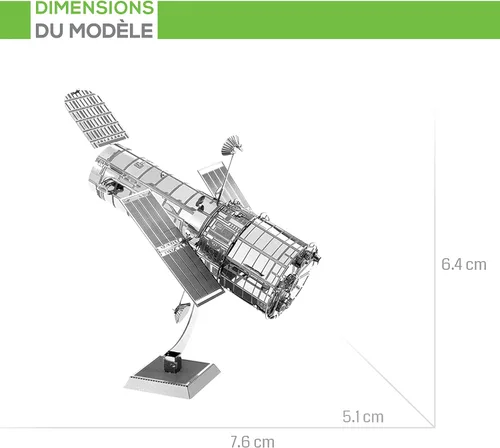 Miniatura 6 de Metal Earth Fascinations Hubble Telescope 3D Kit de modelo de metal