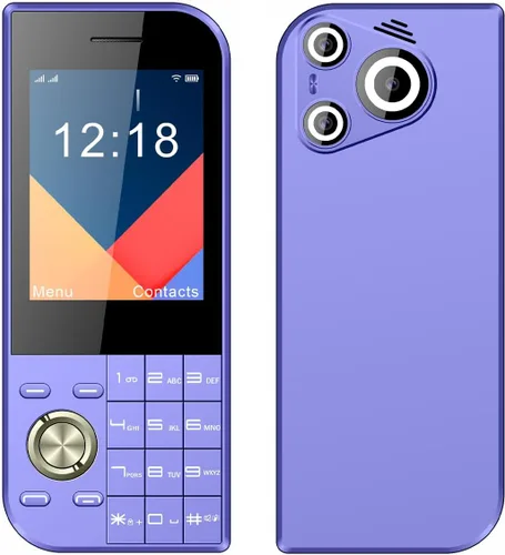 Miniatura 2 de Teléfono Celular para Personas Mayores Desbloqueado, Botón Grande 3 SIM Teléfono para Personas Mayores, Teléfono Móvil Fácil de Usar con Batería