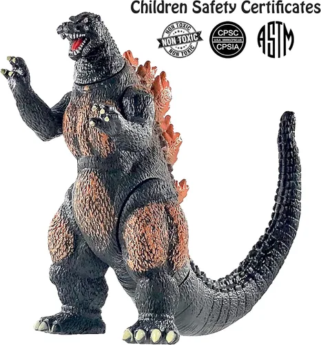 Miniatura 2 de TwCare Godzilla en llamas 1995, figuras de acción con articulaciones móviles de la serie de películas Rey de los Monstruos, regalo de cumpleaños