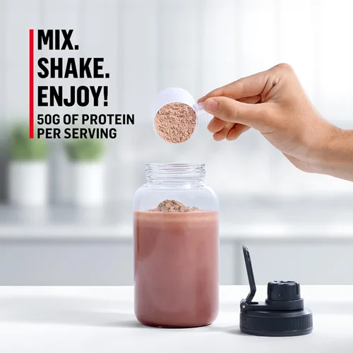 Miniatura 3 de Muscle Milk Pro Series Suplemento de Proteína en Polvo, Sabor Chocolate Knockout, 5 Libras, 28 Porciones, 50g de Proteína, 3g de Azúcar, 20