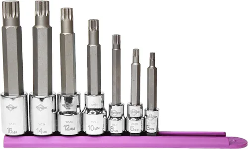 Miniatura 15 de Mayhew Tools 16032 Torx Juego de brocas de inserción, cromado, 10 piezas de longitud media