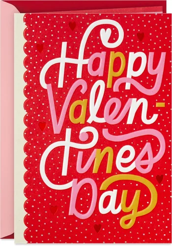 Hallmark - Tarjeta de San Valentín (amor, risa, felicidad)